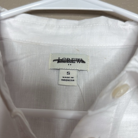 J. Crew Factory Linen-Blend Button-Up Shirt - Picture 4 of 14